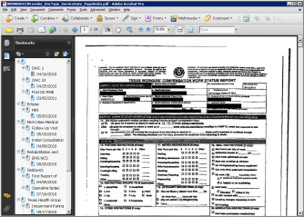 Mess of paper documents